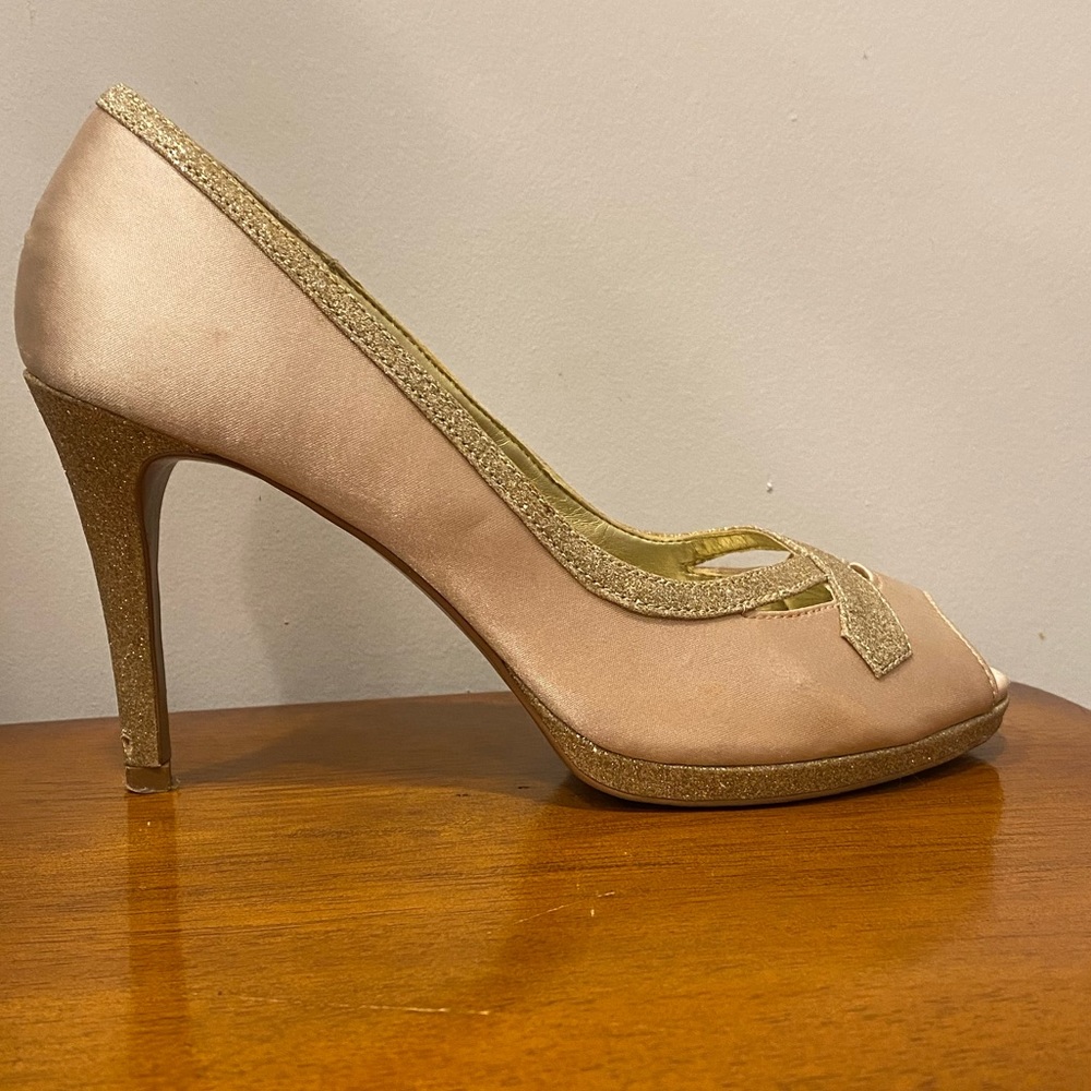 Sparkly Statement Piece Heels